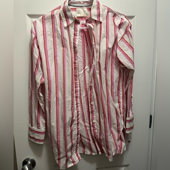 Jcrew Relaxed Striped Button Down - Picture 2 of 6